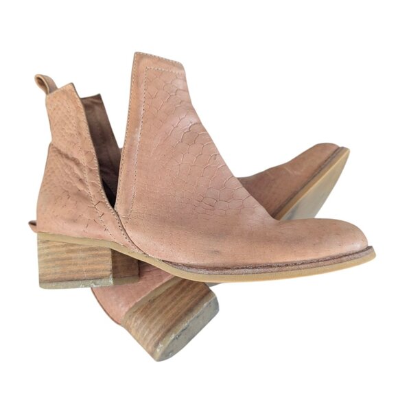 Jeffrey Campbell - ORILEY - Leather Low Rise Boots/Booties - Size 6.5 - Picture 4 of 12